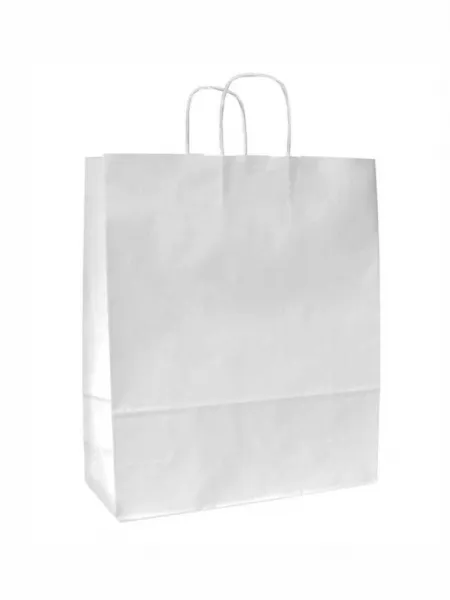 Buste regalo carta sealing colore bianco - 42x13x37+6 cm