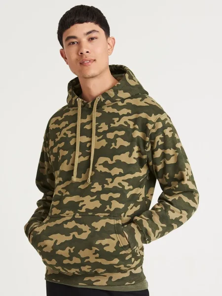Felpa Camo unisex con cappuccio 280 g/m²Just Hoods AWDis
