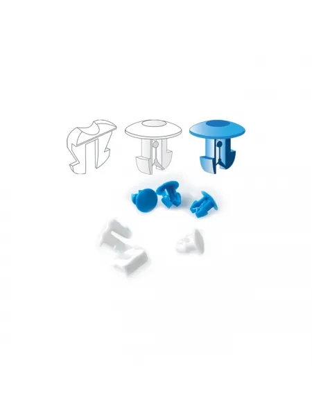 Kit fissaggio targa auto