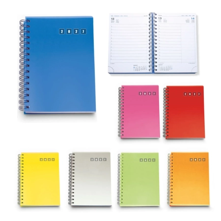 Agenda regalo personalizzata giornaliera con spirale cm 15x21