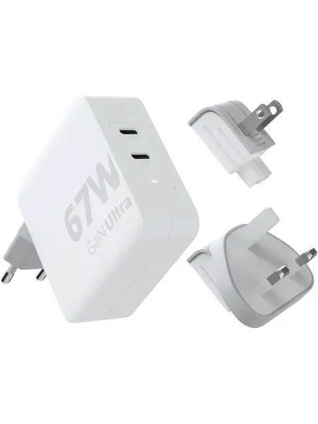 Caricabatterie da viaggio da 67 W con cavo USB-C PD da 100 W Xtorm