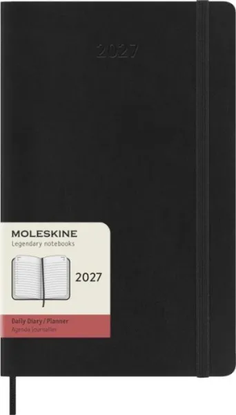 Agenda giornaliera 12 mesi con copertina morbida Moleskine
