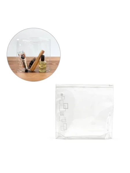 Sacchetto cosmetici personalizzabile PVC ermetico cabina VALENTINA