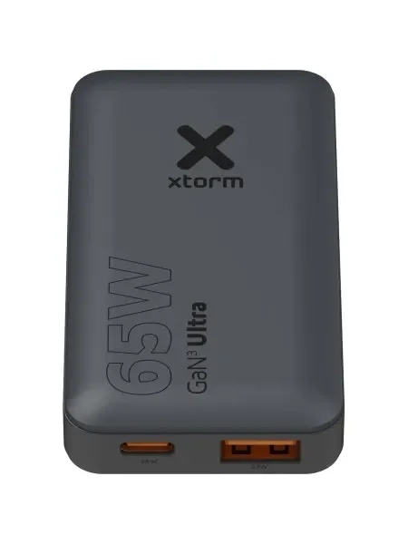 Set caricabatterie rapido da viaggio da 65 W con cavo e custodia Xtorm