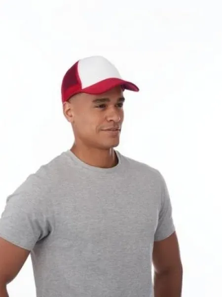 Cappellino trucker 5 pannelli personalizzato Elevate Trucker